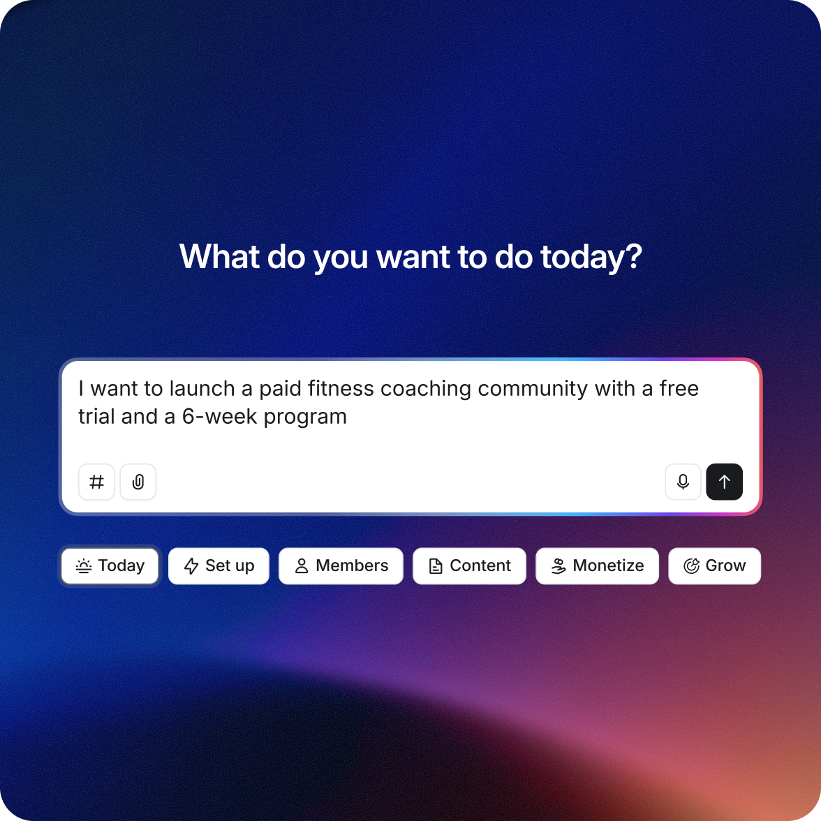Circle AI building a community from a conversation