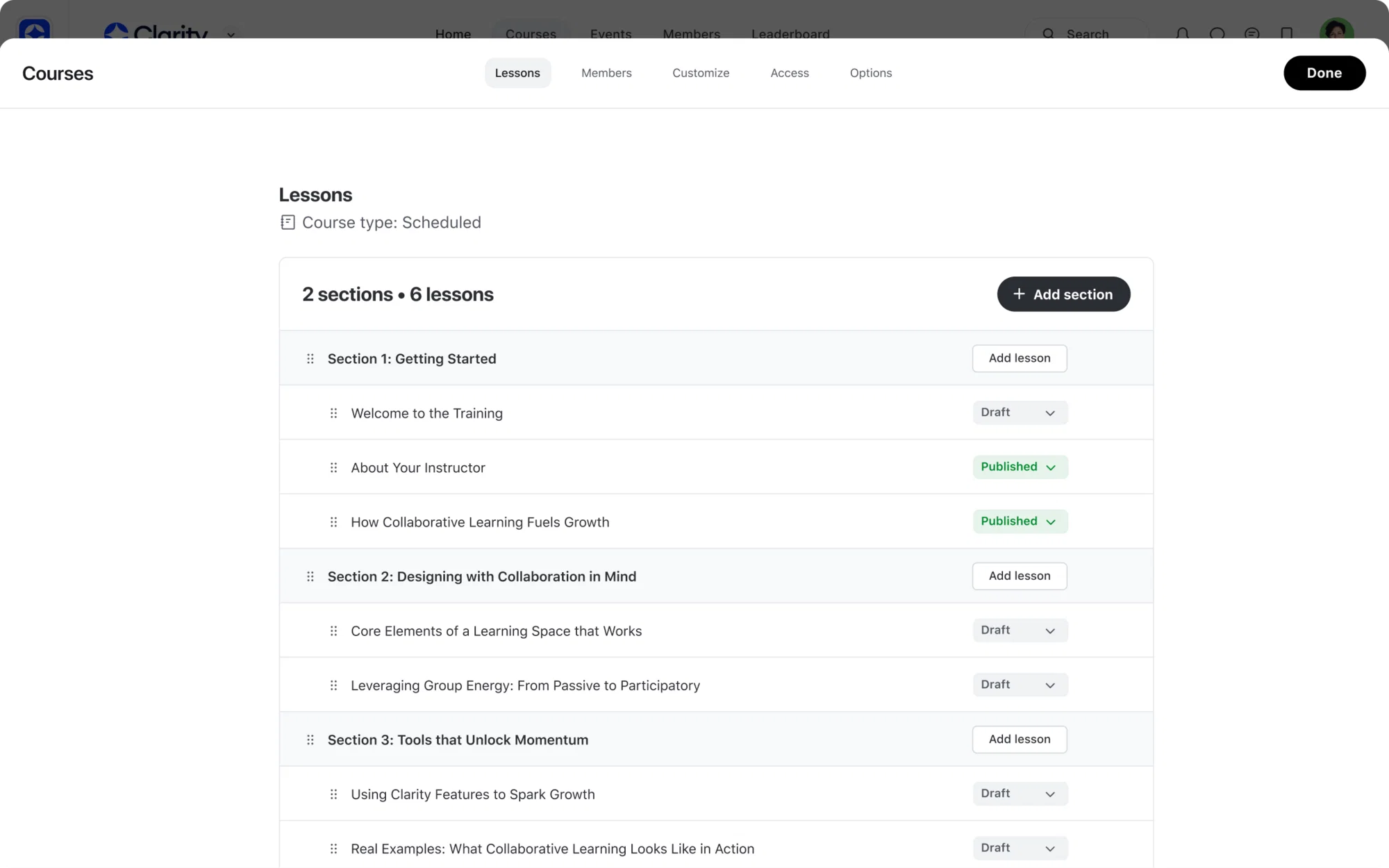 Curriculum