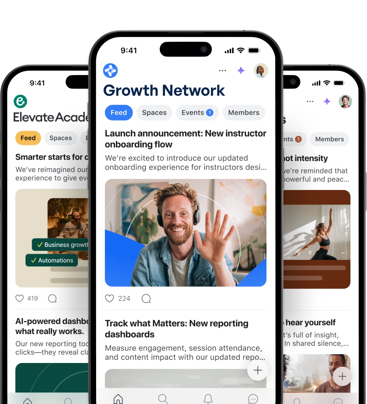 A Circle community open in the Circle mobile app